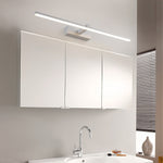 QLTEG Modern LED Mirror Lights long Black