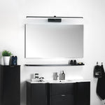 QLTEG Modern LED Mirror Lights long Black