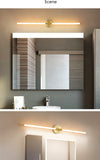 LODOOO Gold Modern Led Bathroom Mirror Light