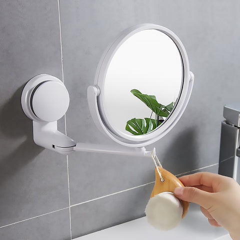 Folding Arm Extend Bathroom Mirror