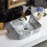 Square Above Counter Basin Oval Ceramic