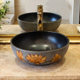 Ceramic wash basin single basin