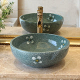 Ceramic wash basin single basin