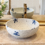 Ceramic wash basin single basin