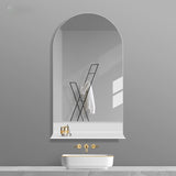 Wash Basin Dressing Mirror with Shelf Decorative