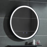 Dia 60cm 70cm Smart Touch LED Light  Bathroom Mirror