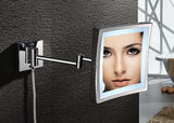 Finished In Wall Mounted Led Cosmetic Mirror