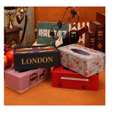 European iron holder tissue box